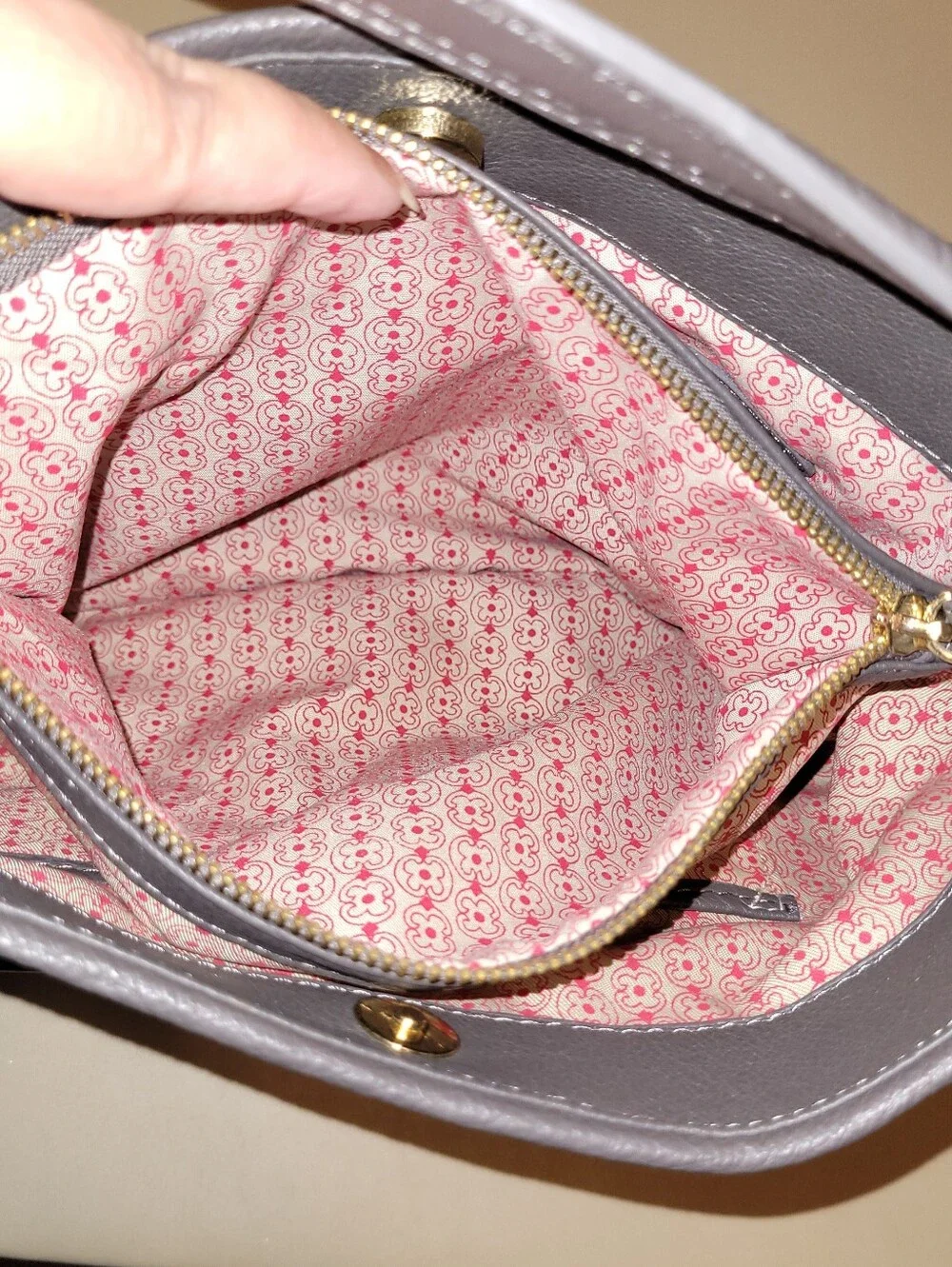 Emma Fox - Blue and Gray Women's Shoulder Bag.